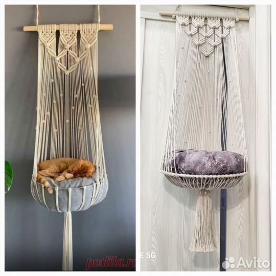 Подвесная лежанка для кошки