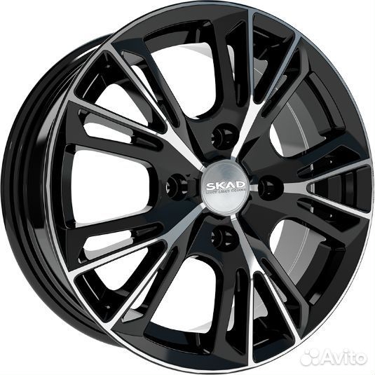 R15 4x100 6J ET45 D54,1 Скад Монреаль алмаз