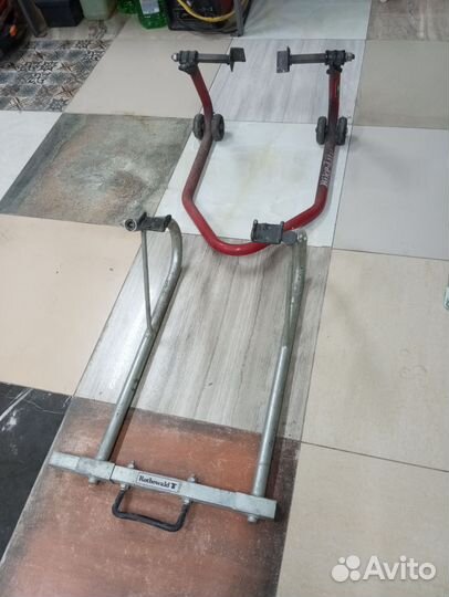 Домкрат подкатной бу для мотоцикла