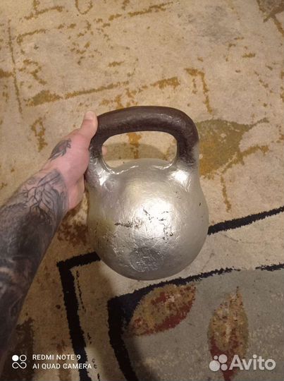 Гиря 24 кг СССР