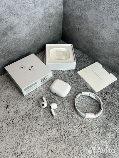 Airpods 3 LUX гарантия+чехол