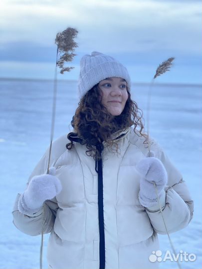 Шапка вязаная ручная работа