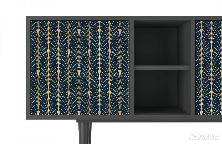 Тв-тумба T5 - Антрацит - Flower of the Nile