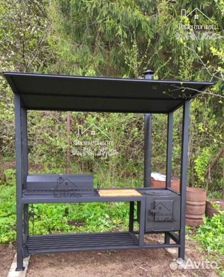 Мангал в стиле loft