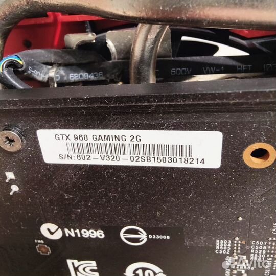 Видеокарта GTX 960 2Gb