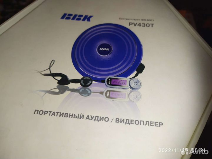 Портативный аудио видеоплеер bbk pv430t