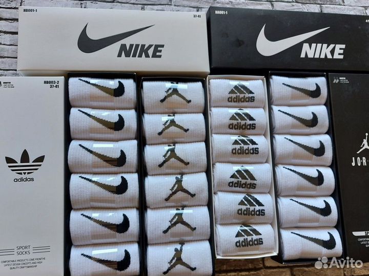 Носки Nike Adidas Jordan Puma
