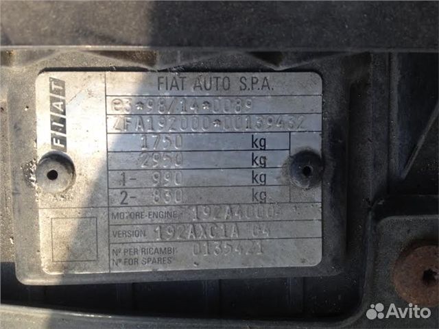 Разбор на запчасти Fiat Stilo