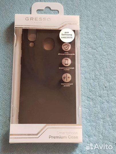 Чехлы-накладки для Samsung Galaxy A40 (3 цвета)