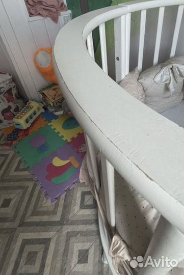 Кроватка круглая трансформер