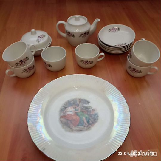 Сервизы, хрусталь, тарелки