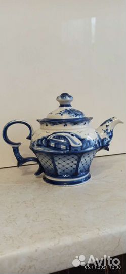 Чайник заварочный Гжель