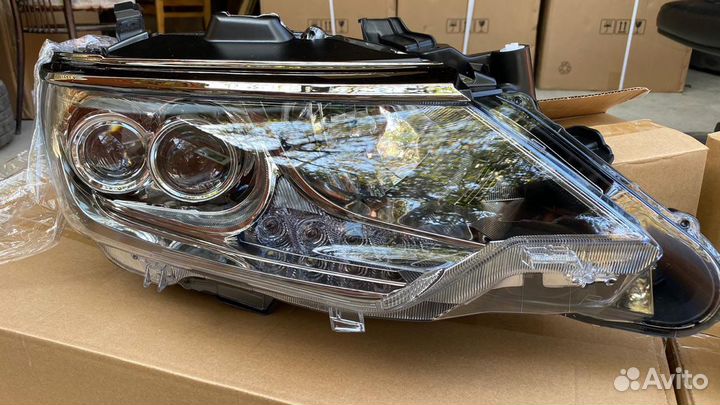 Двух линзовые фары Камри 55