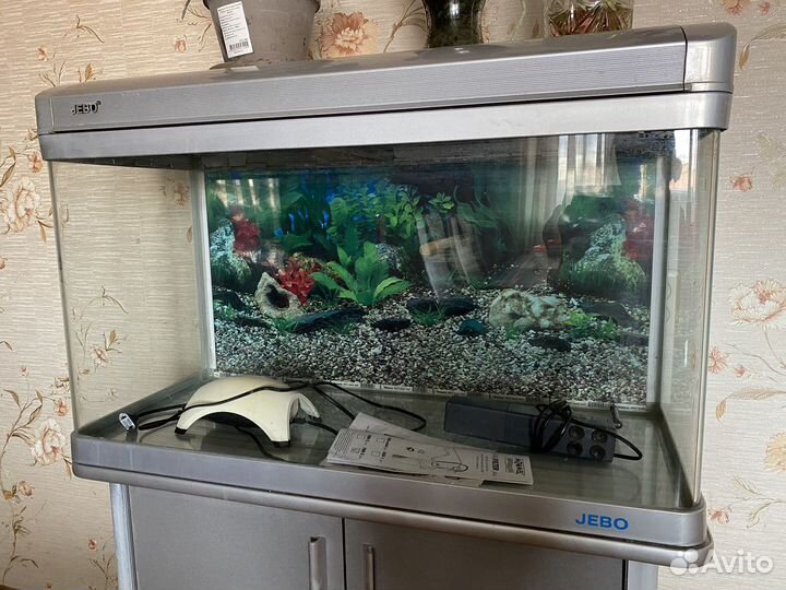 Аквариум Jebo R209 с тумбой 140 литров