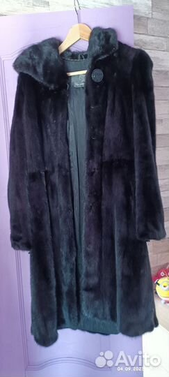 Шуба норковая с капюшоном 42 44