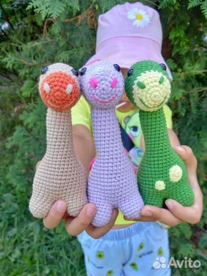 Мягкая игрушка динозавр