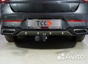 Фаркоп Киа (Kia) K5 2020- крюк на двух болтах, оц