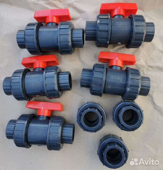 Краны pvc-u, фитинг, тройники