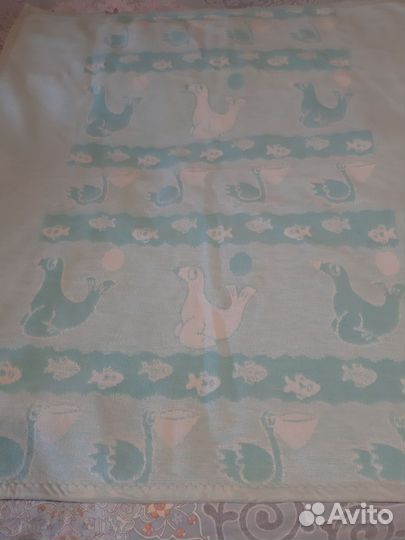 Одеяло байковое и подушка