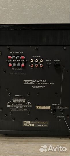 Активный subwoofer Bowers Wilkins ASW 500
