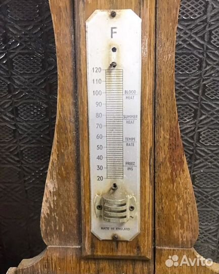 Английский антикварный барометр