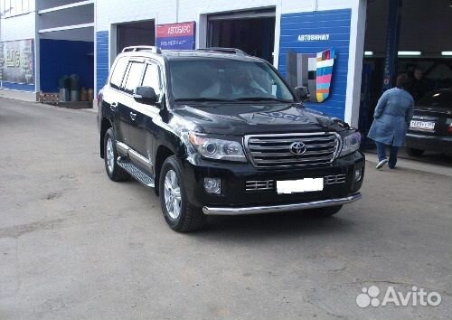 Защита переднего бампера toyota land cruiser 200 1