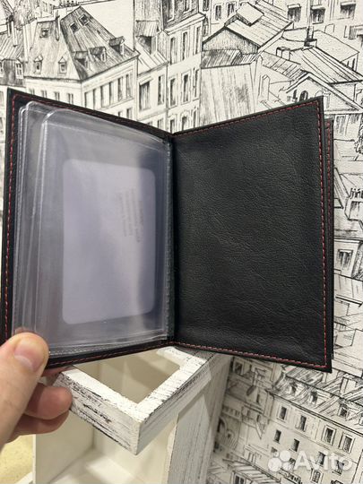 Обложка на автодокументы Redmond нат кожа оригинал