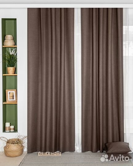 Комплект портьер блэкаут Массимо шторы занавески