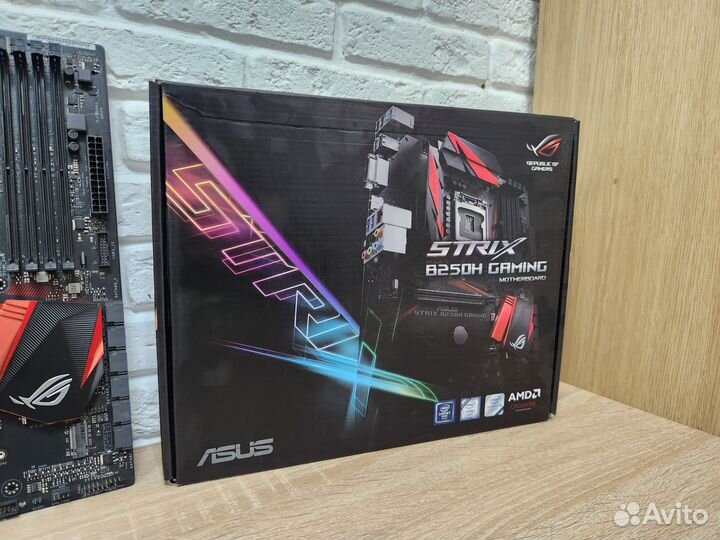 Материнская плата asus rog strix b250 gaming 1151