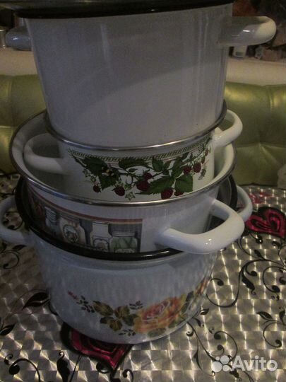 Посуда кухонная: кастрюли и др