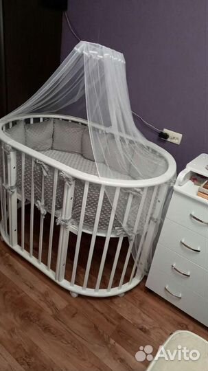 Детская кроватка трансформер 6 в 1