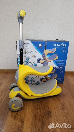 Самокат трансформен новый в коробке