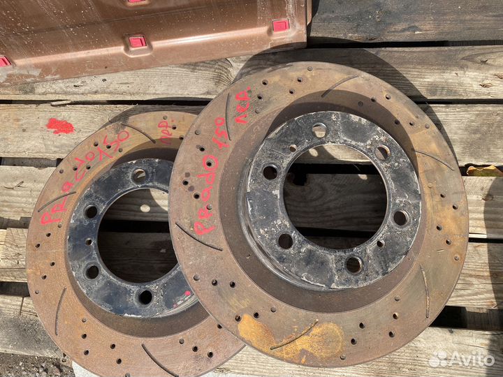 Диск тормозной передний Land cruiser prado 150