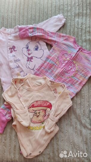 Детские вещи для девочки пакетом 56 68
