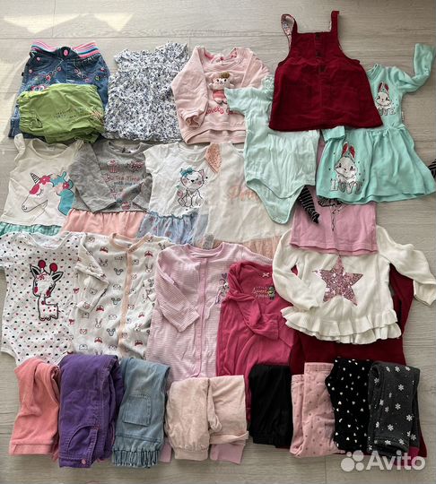 Пакет одежды для девочки 80/86