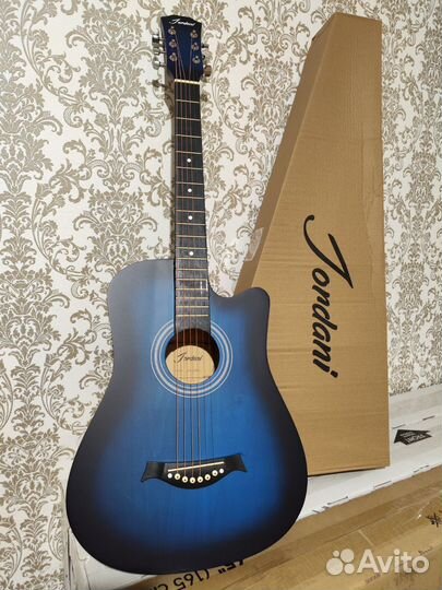 Новая Гитара Jordani синяя