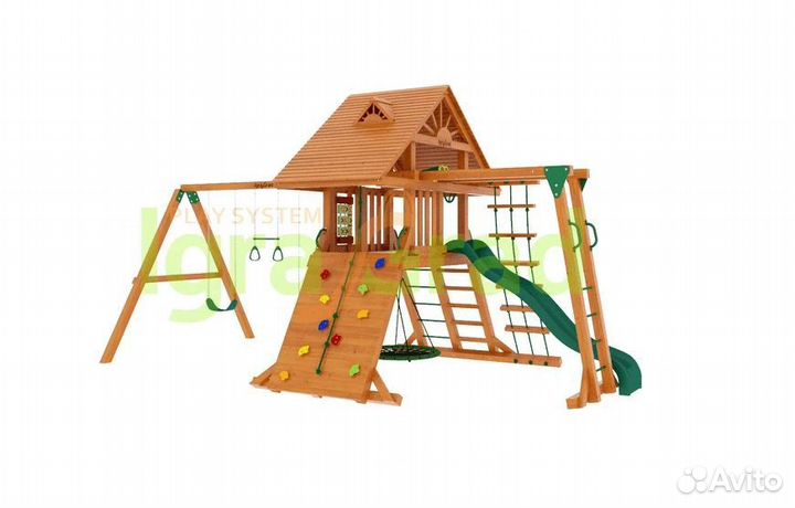Детская площадка Крепость Фани с рукоходом(Дерево)