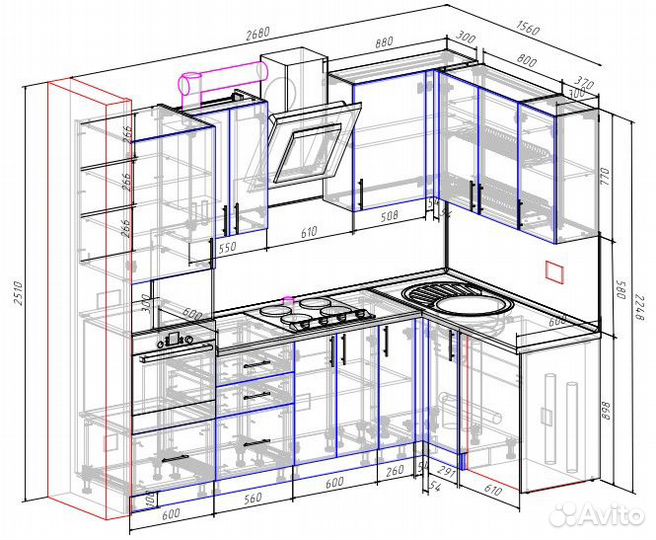 Корпусная мебель под заказ