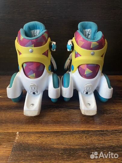 Роликовые коньки детские квадры 26-29 размер