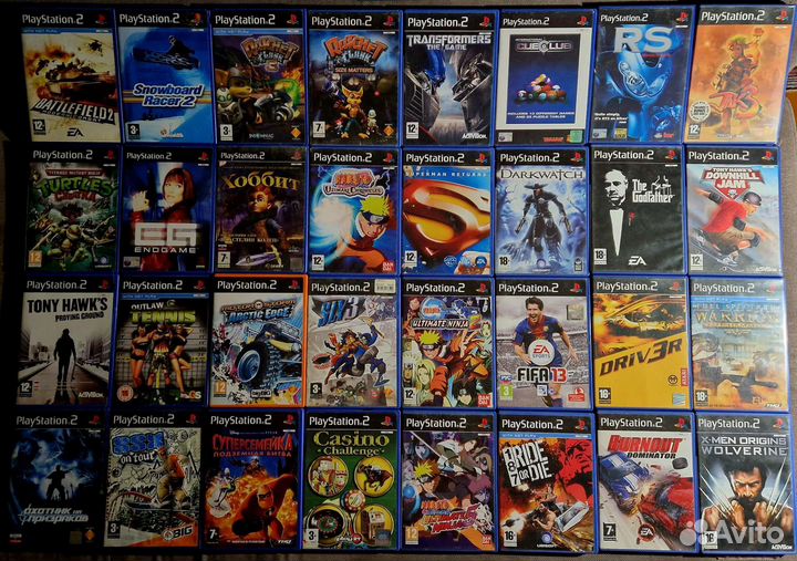 Лицензионные диски PlaySration 2