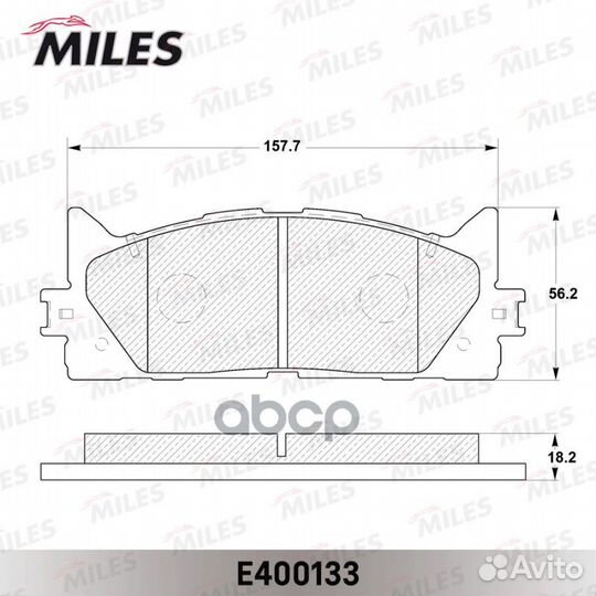 Колодки тормозные toyota camry V40 06/V50