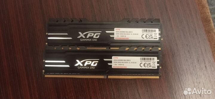 Оперативная память ddr4 16gb 3200 xpg