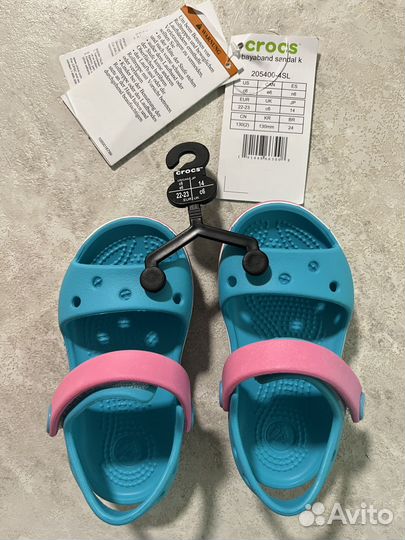 Новые сандалии crocs c6