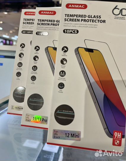 Защитное стекло для iPhone на модели с доставкой