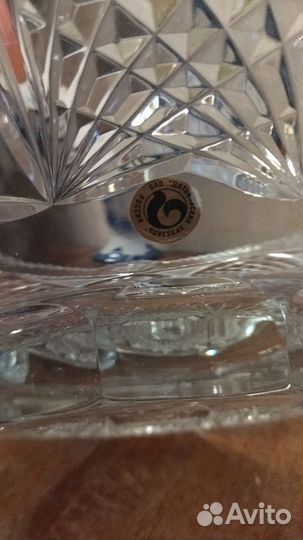 Хрустальная ваза фруктовница