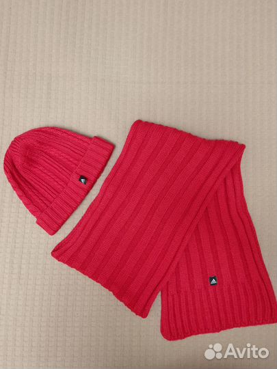 Шапка с шарфом Adidas