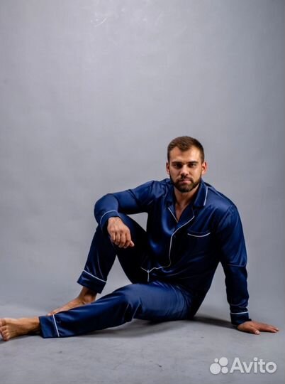 Пижама мужская шелковая