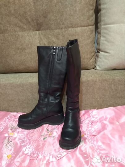 Сапоги женские зимние 38 39 размера
