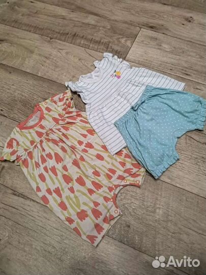 Комплект вещей для девочки 74-80