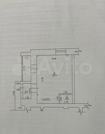 Торговая площадь, 40.9 м²